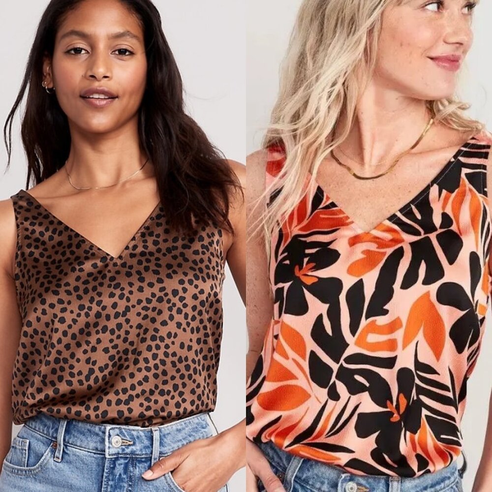 Two NWT Old Navy V-Neck Tanks